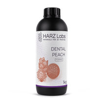 Фотополимер HARZ Labs Dental Peach для SLA/Form2 принтеров, 1 литр DentalPeachSLA