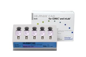 Блоки Ivoclar Vivadent IPS emax CAD CEREC/inLab Imp O1 C14 5 шт 637793