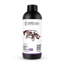 Фотополимер HARZ Labs Dental Cast Cherry для LCD/DLP принтеров 0,5 л (выгораемый) 1753