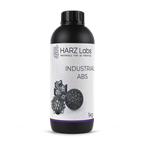 Фотополимер HARZ Labs indastrial ABC Resin black для LCD/DLP принтеров, 1 литр indastrialabs