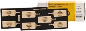 Блоки VITA CAD-Temp multiColor for CEREC/inLab, 1M2T, CTM-40, 10 шт EC41M2TM4010