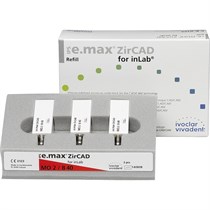 Блоки Ivoclar Vivadent IPS emax ZirCAD for InLab MO 0 B40/3 из оксида циркония, 3 шт 596826