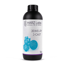 Фотополимер HARZ Labs  jewelry J-Cast для LCD/DLP принтеров, 1 литр (выгораемый) JCast1л