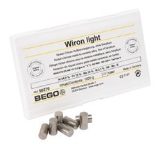 Сплав Wiron Light  NiCr для керамики, Ni (64,5%), Cr (22%), Mo (10%), 1 кг. 50270