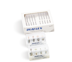Головки эластичные Diaflex модели СК15, СК16, СК17, СК18 (8 шт.) с алмазным наполнением (Целит) 1.7.1.2