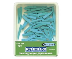 Клинья фиксирующие, деревянные "ТОР ВМ"1.080-3 Клинья фиксирующие, деревянные, голубые, ТОР ВМ (Россия) 1.080-3