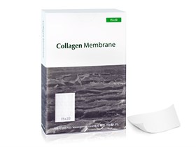 Резорбируемая мембрана 15x20, Collagen Membrane, Genoss (Ю.Корея) GCM1520