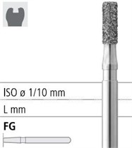 Боры стоматологические алмазные FG 835/011, зол., 6шт. ISO код 314109514011, арт: FG214/6 GB FG214/6GB