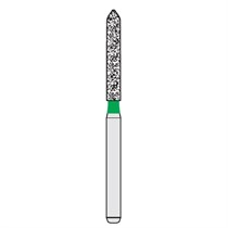 Бор алмазный Ecoline E 886 C, заостренный цилиндр, турбинный наконечник, D=1.6 мм, зеленый E-886-C-314-016