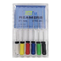 Reamers - ручные дрильборы (каналорасширители), 31 мм, №15-40, сталь, 6 шт 1833031100
