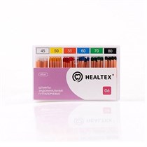 Штифты эндоканальные гуттаперчевые Healtex, конусность 06, размер 55, 60 шт GST55/6