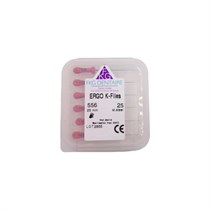 ERGO К-Files - файл ручной, эргономичная ручка, 25 мм, №25, 6 шт 5562525CL