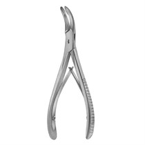 Кусачки костные по LUER, сильно изогнутые, длина 155 мм FO412R