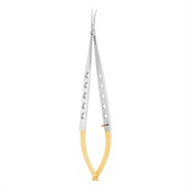 Ножницы микрохирургические Micro Schere TC, изогнутые, карбит вольфрамовые вставки, 17,0 см 19-23B*