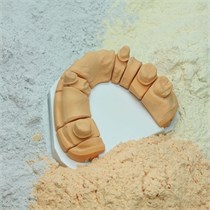Marmoplast N - супер прочный гипс, 4 тип, укрепленный смолой, слоновая кость, бумажный мешок 4х5 кг 171008