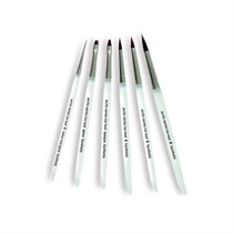 Synthetic Ceramic Brush "Arctic Series", 0-Colour and Glace - кисть для керамики, синтетическая, арктическая серия 09-3540