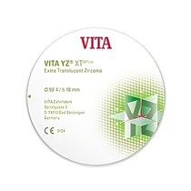 VITA YZ XT Color - экстра транслюцентный диоксид циркония, окрашенный, цвет D2, 98,4х20 мм EDCYX6982049