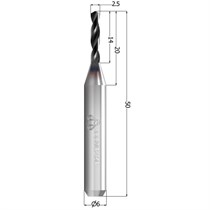 Сверло CC CoCrTi, остроконечное, с кольцом, 2,5 мм CCNP2.5PR
