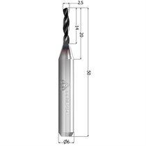 Сверло CC CoCrTi, остроконечное, 2,5 мм CCNP2.5P
