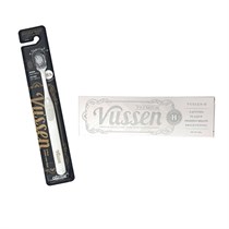Комплект зубная паста Vussen H + щетка Vussen "Double-Wide", белая pack19F005_WHITE