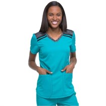 Топ женский Dickies DK740, бирюзовый, 2XL DK740-TLB-2XL