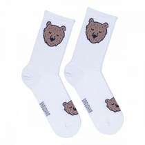 Носки мужские, "Мишки", белый, 41-45 BSK-MS16-41