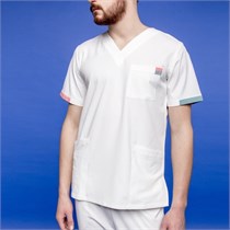 Туника мужская 258 Michigan, R150 белый, 4XL 258R1504XL