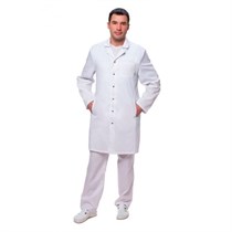 Халат мужской 510, длинный рукав, белый, 50 DOCTOR-BIG-5-10.1-01-4-50