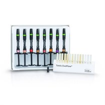 Tetric EvoFlow Assortment - набор текучих композитных материалов: A1, A2, A3, A3.5, A4, B3, C3, D3 (по 2 г) 595951WW