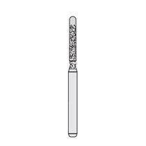 Бор алмазный Ecoline E 881 SC, цилиндр закругленный, турбинный наконечник, D=1.4 мм, черный, 1 шт E-881-SC-314-012_1