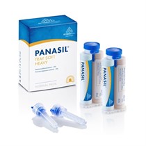 Panasil tray Soft Heavy - вязкотекучий, устойчивый материал для точных оттисков, пониженная конечная твердость, 2x50 мл + 6 смесителей 13541