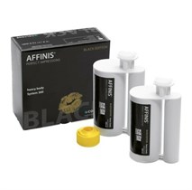 AFFINIS Black Edition System 360 - стоматологический A-силикон для снятия оттисков, 2х380 мл + фиксирующее кольцо 60019776