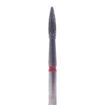 Бор алмазный 860F FG, пламя, D=1,4 мм, L=3,0 мм, красный 806.314.243.514.014
