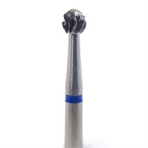 Бор твердосплавный CB 1 SX, шаровидный, угловой наконечник, D=2.9 мм, синий CB-1-SX-204.029