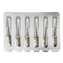 S-FLEXI - машинные файлы, 25 мм, конус 4%, размер кончика 0.20, 6 шт ГЕ01.025.204