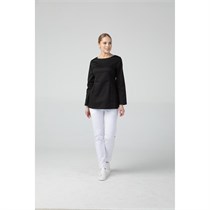 Туника женская с молнией сзади, черный, 44 DRN410-BLK-44