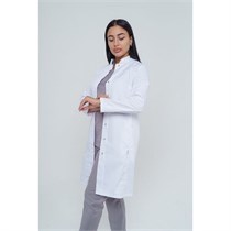 Халат женский 250, длинный рукав, белый, 40 DOCTOR-BIG-2-50-02-4-40