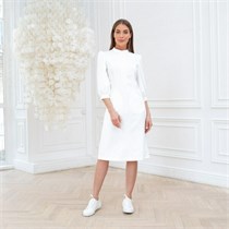 Платье Beauty на пуговицах, кремовый, 44 DRN265-CRM-44