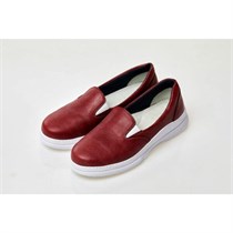 Слипоны женские FLORA, красный, 42 MPR217-RED-42