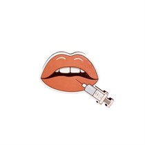 Значок "Инъекция", персиковый AW_M44P