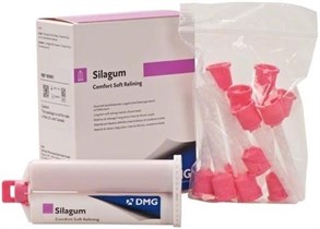 Silagum AV comfort (Картридж 25 мл) перебазировочный материал 909088, DMG 909088