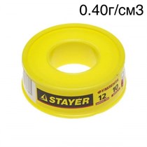 Фум лента Stayer 0.075мм х 12мм х 10м (0.40г/см3) 1231917219