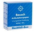 Артикуляционная бумага Bausch ВК 1001, 200 мкрн - копирка бауш прямая, 300л, синяя 00000002121 - фото 435280