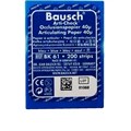Артикуляционная бумага BK 61, 40 мкм, 200 листов, синяя Bausch 0000910582 - фото 435288