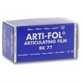 Фольга артикуляционная BK 77 Arti-Fol 8 мкм, 75мм х 15м, синяя, двусторонняя, Bausch 1231910911 - фото 435394