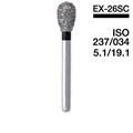 Боры Мани EX-26SC (черн.) (5 шт.), Mani Dia-Burs 1231913088 - фото 436194