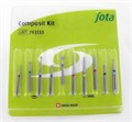 Набор боров для терапии Composite Kit (10 инструментов), в блистере 1231912634 - фото 436379