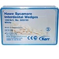 822/20 Клинья Sycamore Interdental деревянные белые (100шт), Kerr Hawe 00000001513 - фото 437436