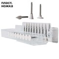 Полиры силиконовые Ensmart Pin (бел. груб.), АССОРТИ 30шт. на пласт.ножке, (ENP 125/1,2,3), Kagayaki 1231914629 - фото 439317
