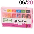 Штифты бумажные SPIDENT размер № 20, конусность 06, 100шт. 1231913623 - фото 442423